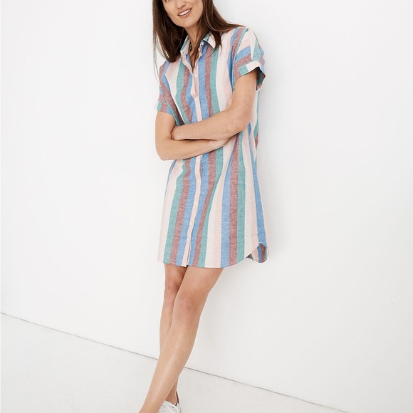 Madewell Dresses & Skirts - Madewell Central Shirtdress in Flagstaff Stripe